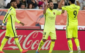 Barcelona vượt qua Almeria với băng ghế dự bị đủ mua 1500 chiếc Lamborghini Gallardo