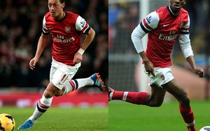 Arsenal nhận hung tin về Diaby và Oezil