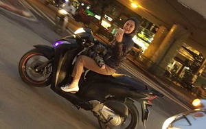 Beckham 'mắng yêu' cô gái Việt Nam không đội mũ bảo hiểm, vừa đèo con, vừa chụp ảnh