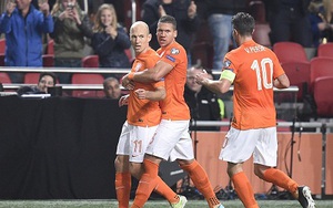 Hà Lan 6-0 Latvia: Robben và Huntelaar lập cú đúp, Van Persie tỏa sáng