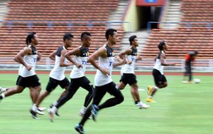 Cầu thủ Malaysia sung sức chờ đón tuyển Việt Nam
