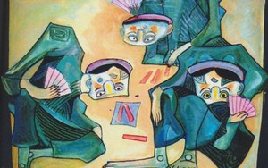 Chùm tranh đảo ngược của họa sĩ Nguyễn Đại Giang