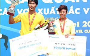 Giải quần vợt các tay vợt xuất sắc toàn quốc 2014: Lần đầu của Minh Trí, Tâm Hảo