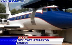 Máy bay của Vua Rock Elvis Presley sắp được đem bán