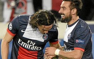 Cavani và Lavezzi bị PSG phạt nặng vì vô kỷ luật