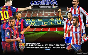 03h00 ngày 12/1, Barcelona - Atletico: Atletico giờ mạnh ngang Barca, Real