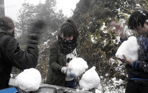 CHÙM ẢNH: Tuyết rơi phủ trắng Sa Pa