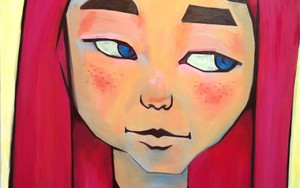 Họa sĩ trẻ Hàn Quốc vẽ chân dung tự họa tại Việt Nam