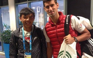 Australian Open 2015: Lý Hoàng Nam rạng rỡ bên thần tượng Djokovic