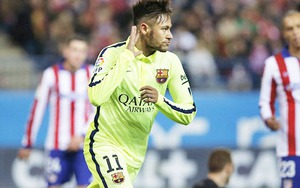 Atletico 2-3 Barcelona: Trận đấu điên rồ, Atletico đá 9 người, Neymar giúp Barca vào bán kết