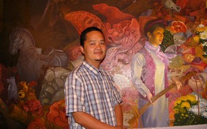 Bức tranh lịch sử hoành tráng bị cháy và 'tái sinh'