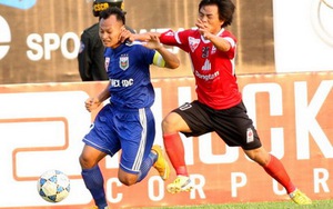 Bảng xếp hạng V-League 2015 sau vòng 7: Thua sốc Bình Dương vẫn đứng đầu bảng