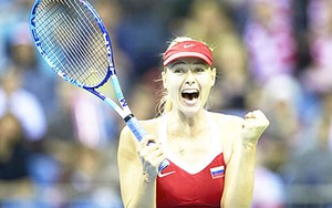 Vòng 1 Fed Cup 2015: Sharapova tỏa sáng, Nga vào bán kết