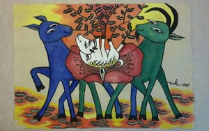 Họa sĩ Trang Thanh Hiền: Câu chuyện tình yêu trong những bức tranh dê