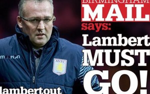 Aston Villa sa thải HLV Paul Lambert