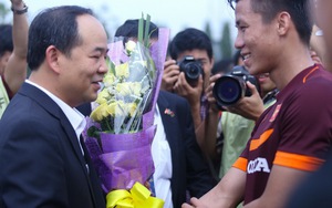 Lãnh đạo Bộ VH,TT&DL thăm và chúc Tết đội tuyển Olympic Việt Nam