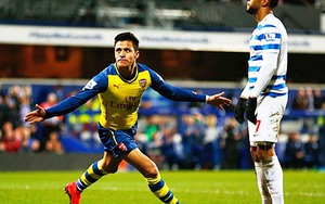 QPR 1-2 Arsenal: Alexis Sanchez hết tịt ngòi, Arsenal thắng thuyết phục