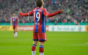 Bayern Munich 2-0 Braunschweig: Goetze độc diễn, Alaba sút phạt, Bayern bắt nạt đội hạng Nhì