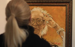 Chiêm ngưỡng những bức tranh quý của họa sĩ Phạm Ngọc Liệu