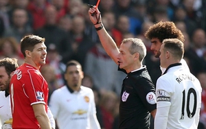 Nhìn lại 8 thẻ đỏ trong sự nghiệp của Steven Gerrard