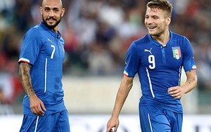 Hàng công đội tuyển Italy: Chỉ còn nước để trung vệ Chiellini... đá cắm?