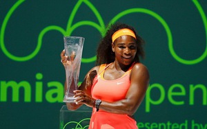 Thắng áp đảo Carla Suarez Navarro, Serena Williams vô địch Miami Masters 2015