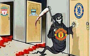 ẢNH CHẾ: 'Tử thần' Man United sẽ gõ cửa Chelsea. David Moyes là... thiên tài
