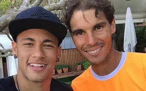 Neymar cổ vũ Nadal thắng trận ở giải Barcelona Open