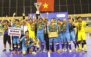 Sanna Khánh Hòa vô địch giải futsal VĐQG 2015