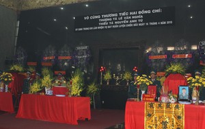 Lễ tang hai phi công Su-22: Tro cốt các anh 'trở về' quê nhà