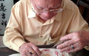 Nghệ nhân ưu tú thêu áo Kimono xuất khẩu sang Nhật Bản