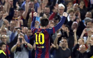 Messi lại vượt Ronaldo, ghi nhiều bàn nhất trong lịch sử Champions League