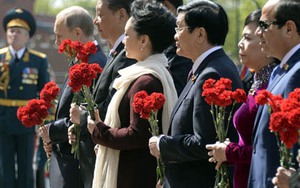 Lãnh đạo Việt Nam chúc mừng lãnh đạo Liên bang Nga nhân kỷ niệm 70 năm Ngày Chiến thắng