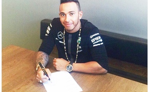 Ký hợp đồng khủng, Lewis Hamilton là VĐV có thu nhập cao nhất Vương quốc Anh