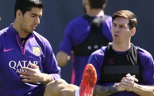 Suarez chấn thương, có thể vắng mặt ở chung kết cúp Nhà Vua