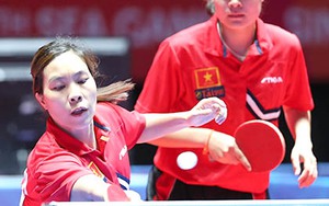 Môn bóng bàn: Kiên cường Nguyễn Thị Nga