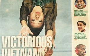 Sau Ánh Viên, Hà Thanh được lên trang bìa tờ báo nổi tiếng của Singapore