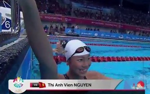 Lần thứ 8 phá kỉ lục SEA Games 2015, Ánh Viên đã cười rất tươi