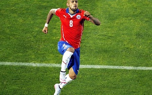 Chile 2-0 Ecuador: Vidal lập công, Chile thắng trận khai mạc Copa America 2015
