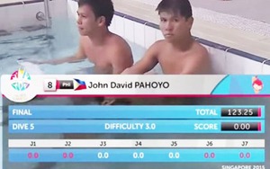 Nhảy cầu như đùa tại SEA Games 28, VĐV Philippines vẫn… tự hào