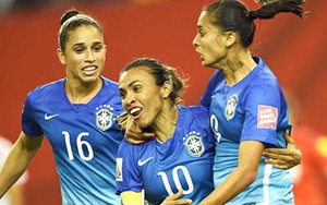 World Cup nữ 2015: Toàn thắng 2 trận, Brazil sớm lọt vào vòng 1/8
