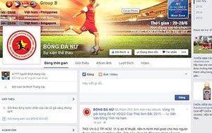 Bóng đá nữ Việt Nam được chú ý nhờ Facebook
