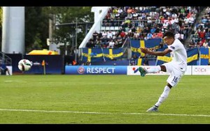 Che mờ Harry Kane, sao trẻ Man United lập siêu phẩm cho U21 Anh