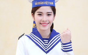 Ngắm hoa khôi Nguyễn Thị Lệ Nam Em: đẹp tinh khôi trong trang phục hải quân