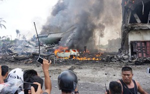 Hơn 110 người đã chết trong vụ rơi máy bay C-130 Hercules ở Indonesia