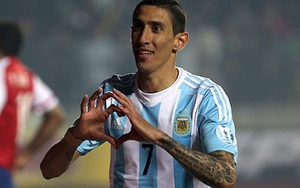 Di Maria lập cú đúp, giúp Argentina dẫn trước Paraguay 4-1