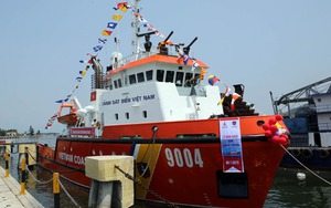 Tàu CSB 9004 của Cảnh sát biển là tàu kéo cứu hộ lớn nhất đóng tại Việt Nam