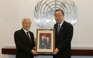 Tổng Bí thư Nguyễn Phú Trọng lần đầu thăm trụ sở Liên hợp quốc