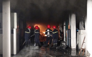 Cháy lớn tại khu công nghiệp 1, thành phố Bắc Ninh