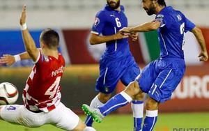 Đội tuyển Croatia bị trừ 1 điểm ở vòng loại EURO 2016 vì CĐV vẽ biểu tượng phát xít